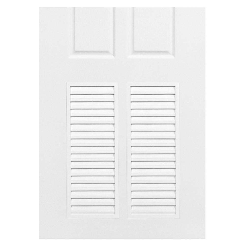 ประตูห้องน้ำ UPVC PARAZZO ML003 70X200 ซม. สีขาว เจาะลูกบิด