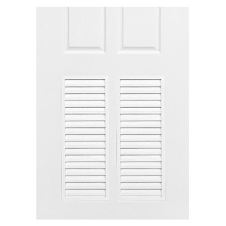 ประตูห้องน้ำ UPVC PARAZZO ML003 70X200 ซม. สีขาว เจาะลูกบิด_2