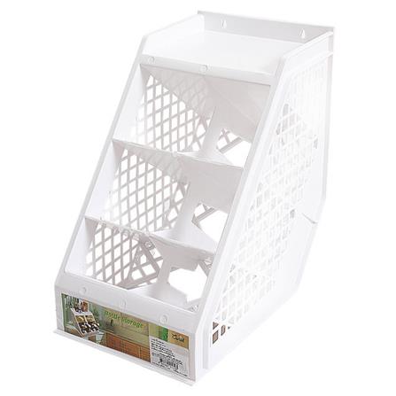 ชั้นวางขวดในครัวพลาสติก CSP 1419 สีขาว_0