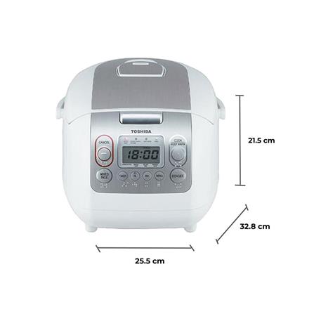 หม้อหุงข้าวDIGITAL TOSHIBA RC10NMF(WT)A 1 ลิตร_1