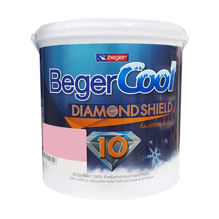 สีน้ำทาภายนอก BEGER Cool DiamondShield 10 BASE C กึ่งเงา 1 แกลลอน_0