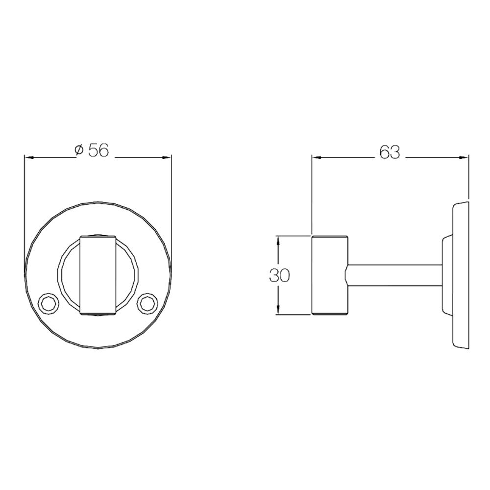 ขอแขวนผ้า HM401 สเตนเลส