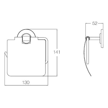 ที่ใส่กระดาษชำระ WS HM-402 สเตนเลส_1
