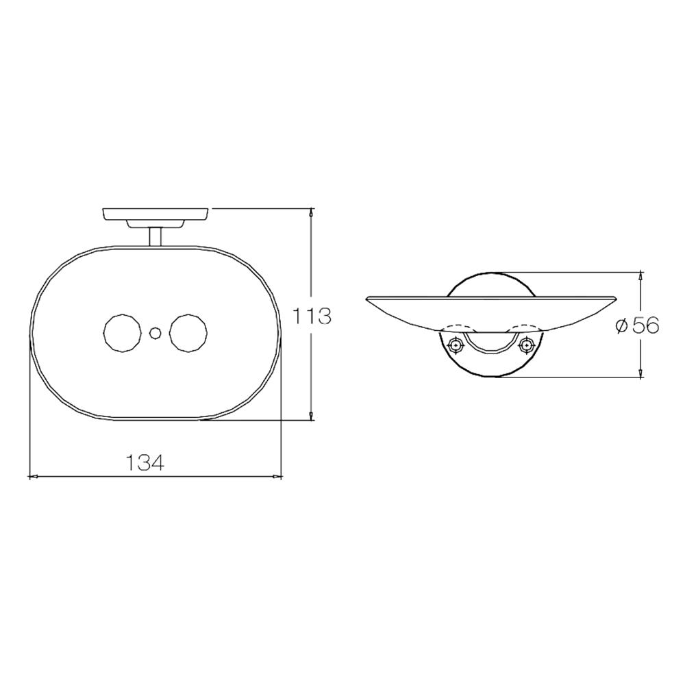 ที่ใส่สบู่ HM406 สเตนเลส