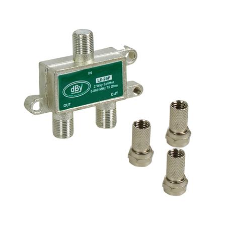 สปิตเตอร์เหล็ก 2 ทาง 75 โอห์ม DBY LE-2S_1