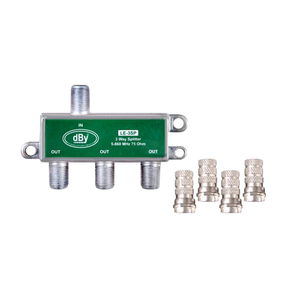 สปิตเตอร์เหล็ก 3 ทาง 75 โอห์ม DBY LE-3S