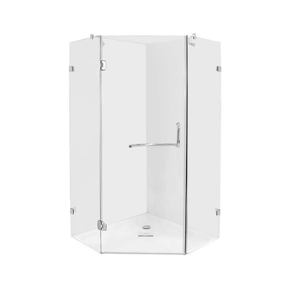 ฉากกั้นอาบน้ำ MOYA B318 100X100 ซม.