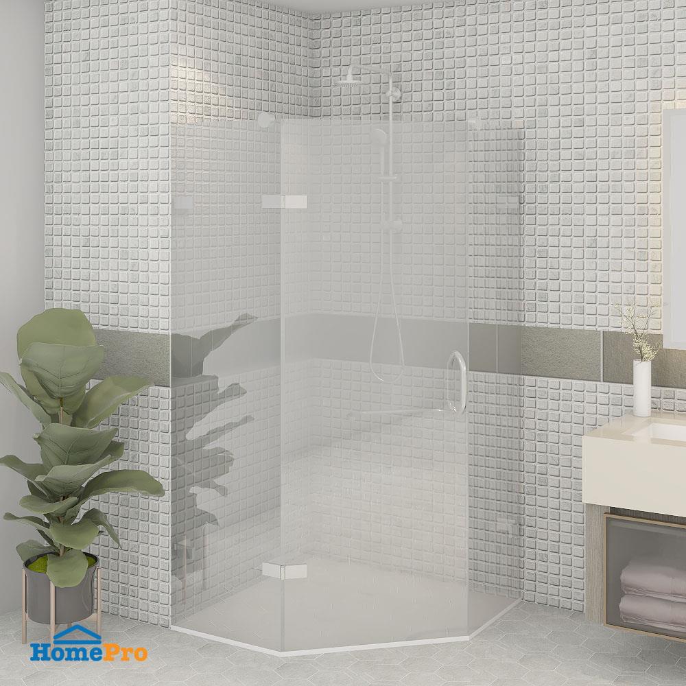 ฉากกั้นอาบน้ำ MOYA B318 100X100 ซม.