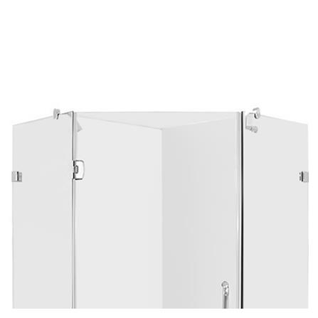 ฉากกั้นอาบน้ำ MOYA B318 100X100 ซม._1