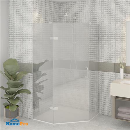 ฉากกั้นอาบน้ำ MOYA B318 100X100 ซม._3