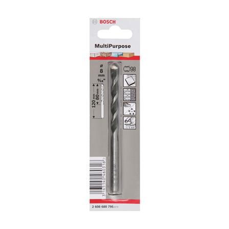 ดอกเจาะคอนกรีต BOSCH 8x80x120 มม._1