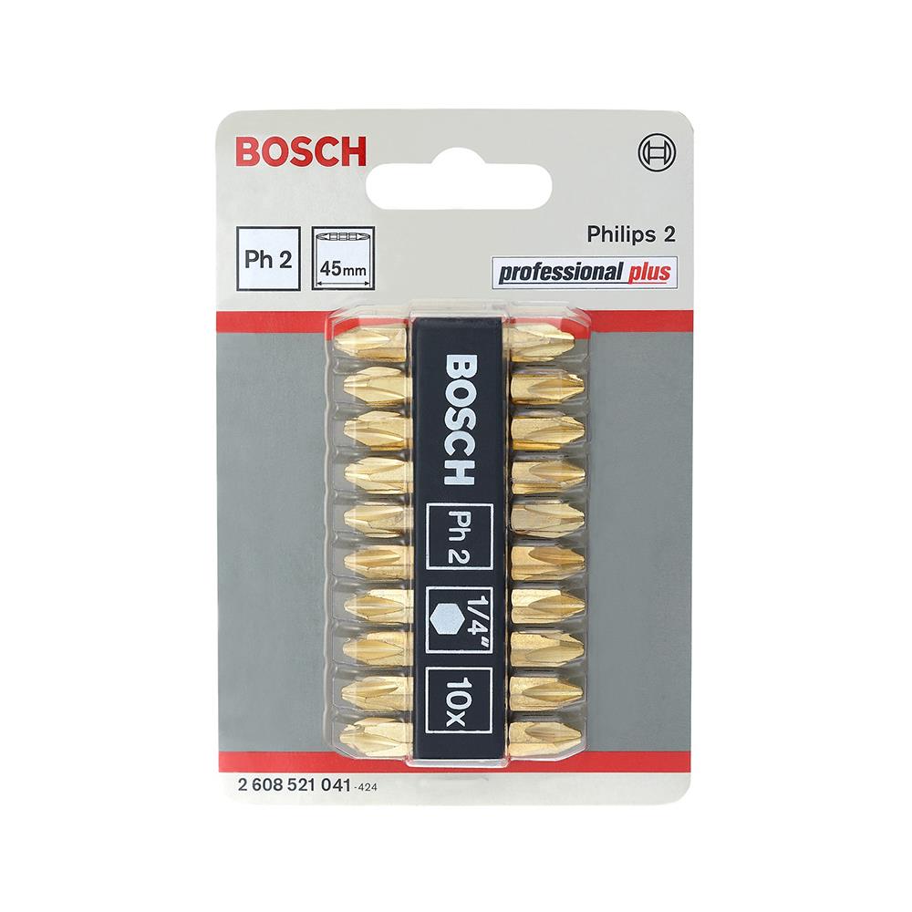 ดอกไขควง BOSCH PHILIPS 2 PROFESSIONAL PLUS 45 มม.