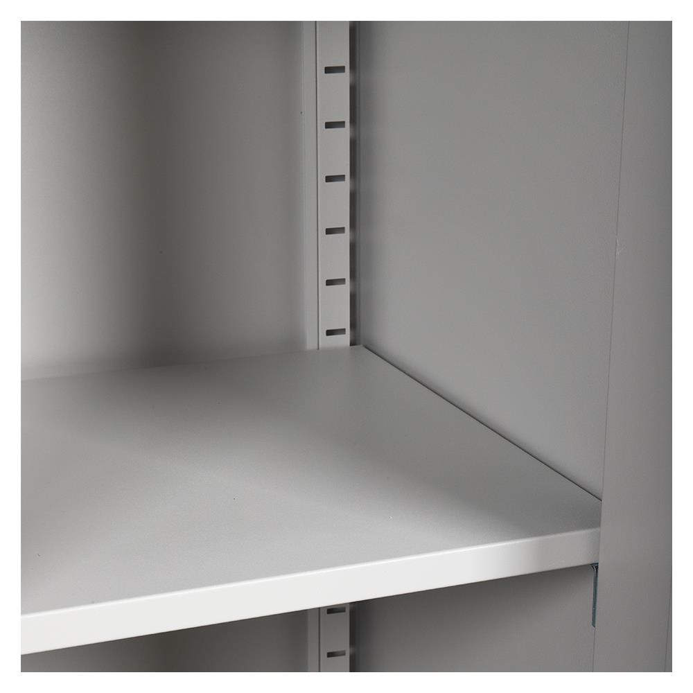 ตู้เหล็กสูงบานเลื่อนกระจก LUCKY WORLD KSG-914-EG สีน้ำตาล