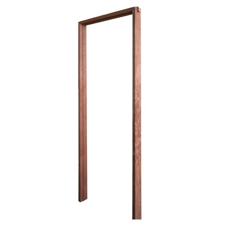 วงกบประตูไม้เต็งแดง MODERN DOORS COM1 80X200 ซม. สีธรรมชาติ