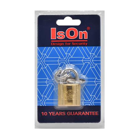 กุญแจสปริง ISON 25 มม. สีทอง_1