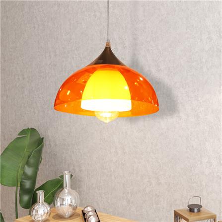 ไฟช่อMODERN CH-2706F CARINI พลาสติก สีแดง 1หัว_3