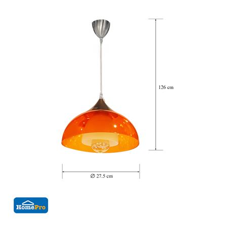 ไฟช่อMODERN CH-2706F CARINI พลาสติก สีแดง 1หัว_5