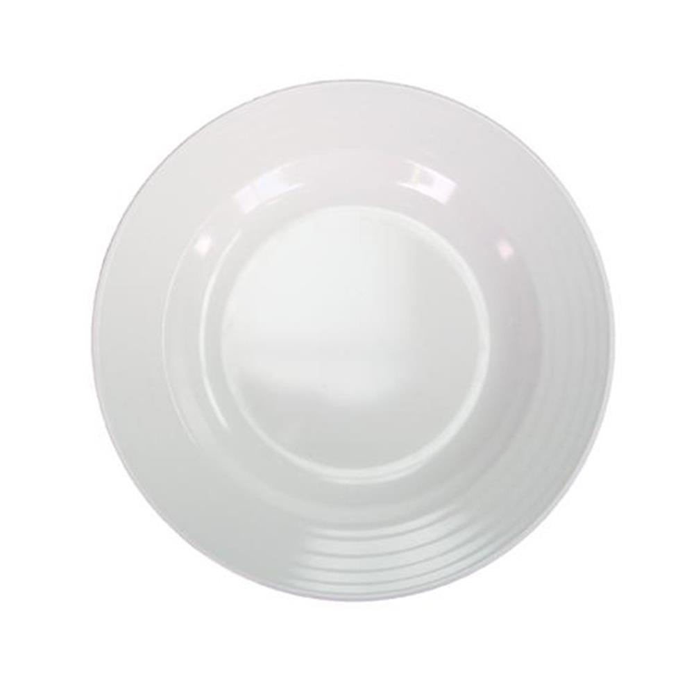 จานเมลามีนลึก 9" SUPERWARE WHITE CREAM