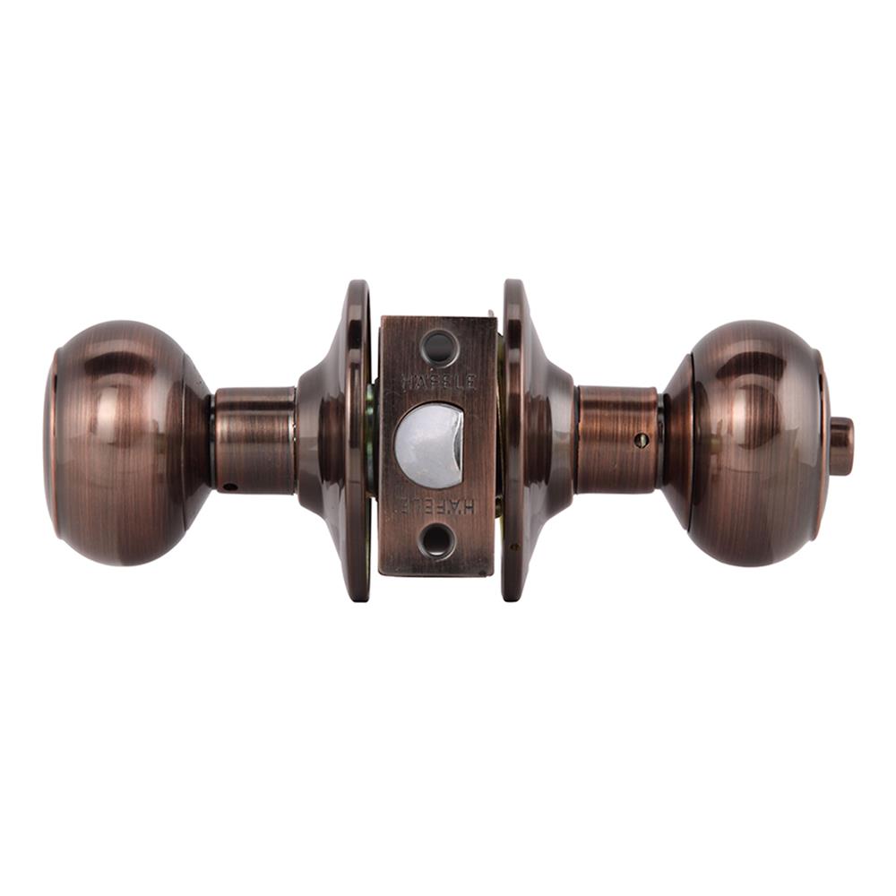 ลูกบิดห้องน้ำ หัวจัน HAFELE 489.93.304 สีทองแดงรมดำ