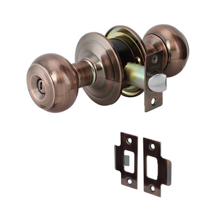 ลูกบิดห้องน้ำ หัวจัน HAFELE 489.93.304 สีทองแดงรมดำ_4