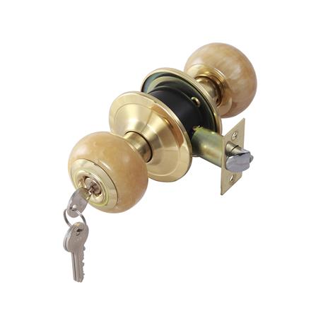 ลูกบิดทั่วไป หัวจัน HAFELE 489.93.611 สีหินอ่อนเหลือง/ทอง