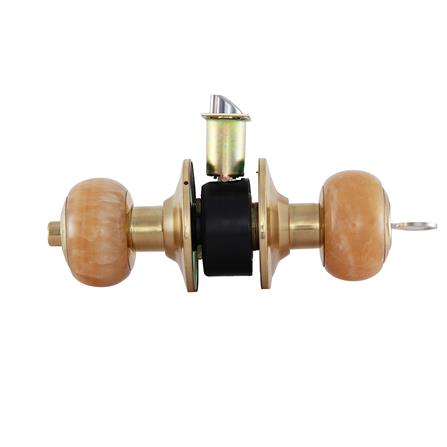 ลูกบิดประตู หัวจัน HAFELE 489.93.611 สีหินอ่อนเหลือง/ทอง_2