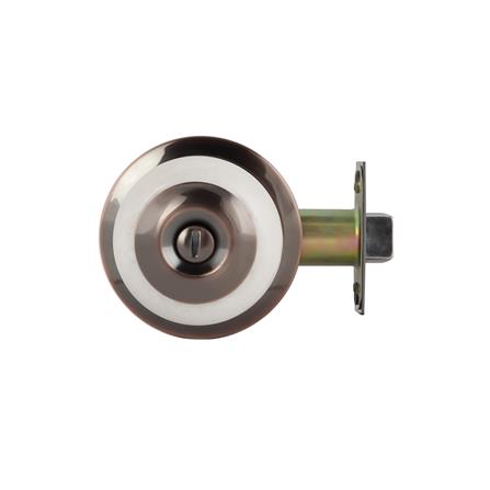 ลูกบิดห้องน้ำ หัวจัน HAFELE 489.93.716 สีหินอ่อนขาว+สีทองแดงรมดำ_1