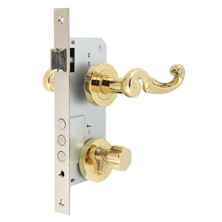 มือจับก้านโยกห้องทั่วไป MORTISE  MTL 404 สีทองเงา_1