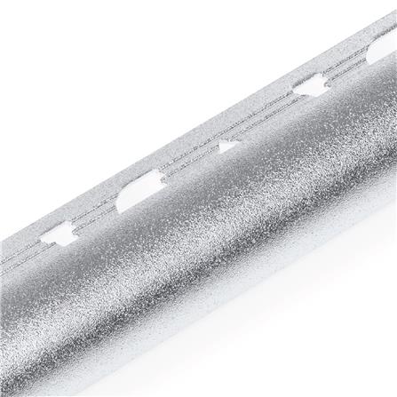 คิ้วอะลูมิเนียมมุมโค้งใหญ่ DP CAS 142010 2 ม. สีทรายเงิน_1