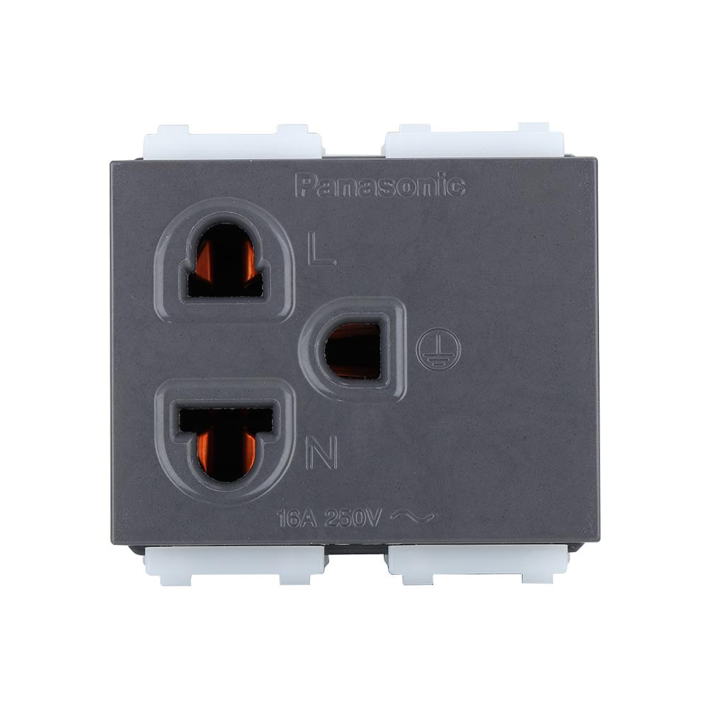 เต้ารับเดี่ยว 3 ขา PANASONIC WEG1191HK สีเทา