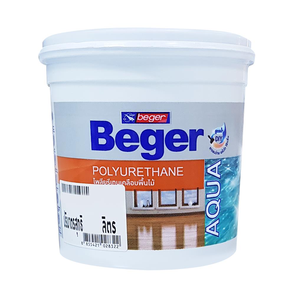 โพลียูรีเทนภายใน BEGER AQUA AP180 1K ด้าน 1/4 แกลลอน