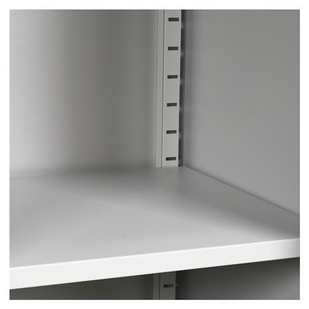 ตู้เหล็กสูงบานเลื่อนกระจก LUCKY WORLD KSG-914-TG สีเทาทราย_4