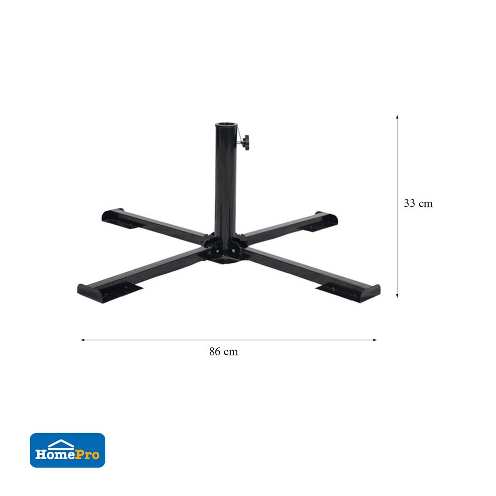 FREESTANDING PARASOL BASE SPRING PB001 BLACK