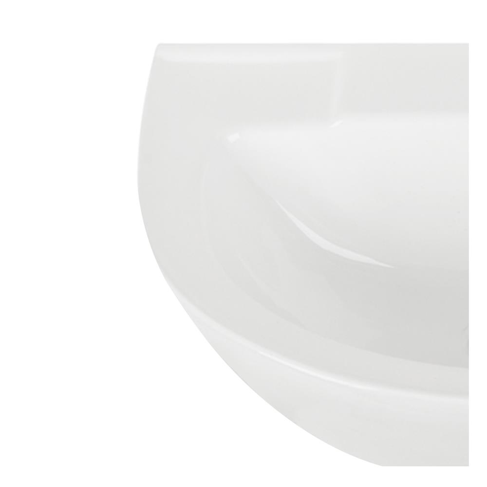 อ่างล้างหน้าพร้อมขาตั้งครึ่ง MOYA 832A สีขาว