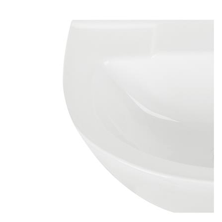 อ่างล้างหน้าพร้อมขาตั้งครึ่ง MOYA 832A สีขาว_2