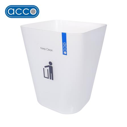 ถังขยะเหลี่ยม ACCO HH-222P 5.5 ลิตร สีขาว_0
