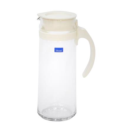 เหยือกน้ำแก้ว OCEAN PATIO 1.265 ลิตร สีขาว_0