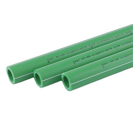 ท่อ PP-R THAI PP-R SDR6 D32 1 นิ้ว 4 ม. สีเขียวคาดขาว_0
