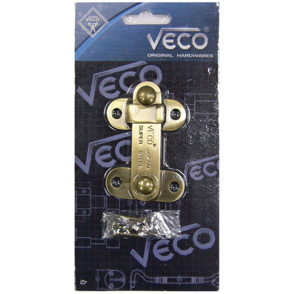 กลอนตัวล็อก VECO CBL75 3 นิ้ว สีทองเหลืองรมดำ