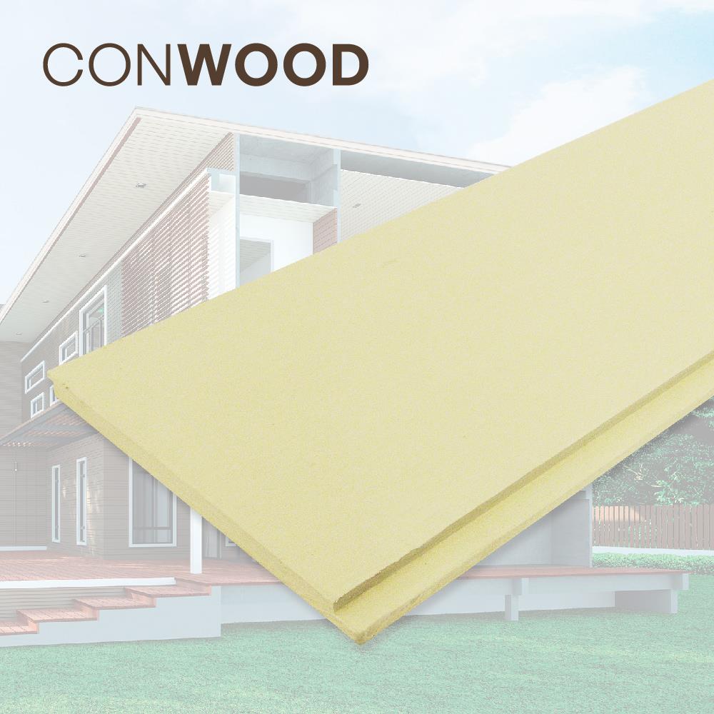 ไม้ผนังบังใบ CONWOOD G0 ลายเสี้ยน 20.3X305X1.1 ซม. สีขาวงาช้าง