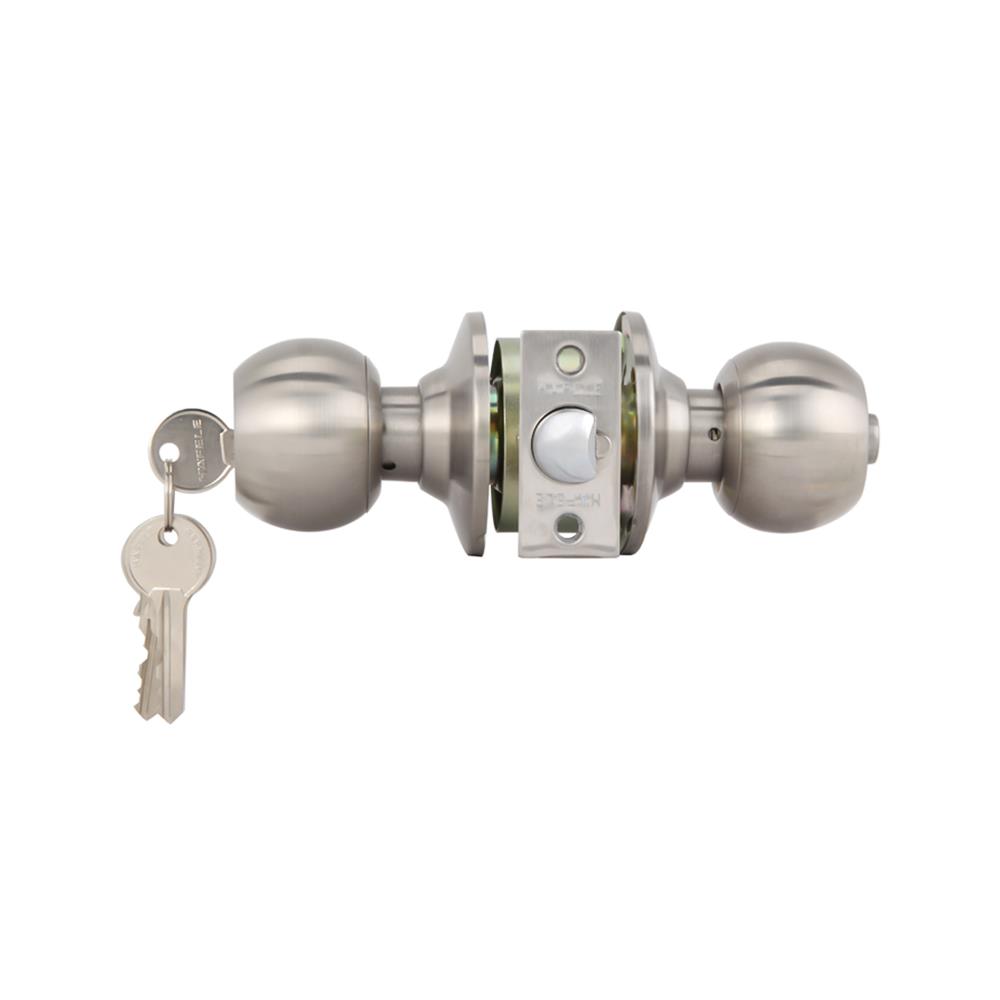 ลูกบิดหัวกลม+DEAD BOLT HAFELE 489.93.009 สีสเตนเลส