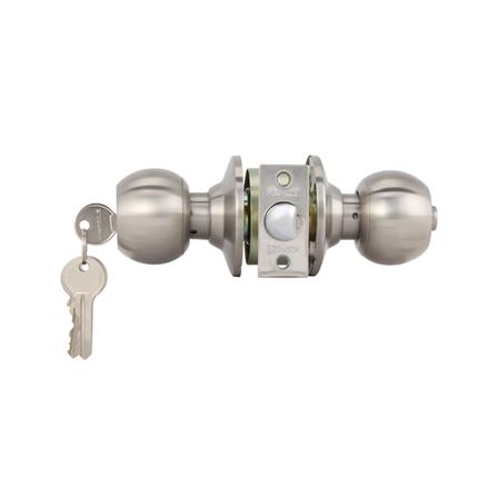 ลูกบิดหัวกลม+DEAD BOLT HAFELE 489.93.009 สีสเตนเลส_1