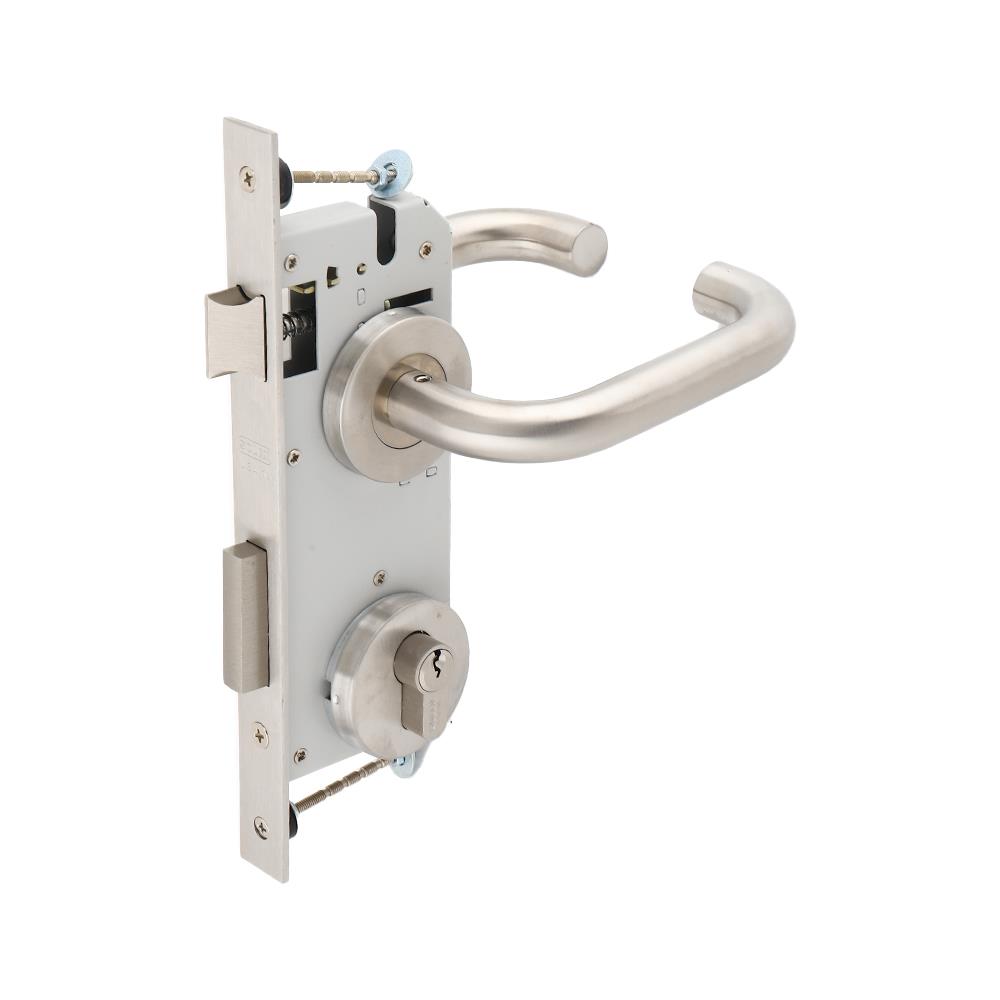 มือจับก้านโยกห้องทั่วไป MORTISE  SOLEX 4585102 สีสเตนเลส