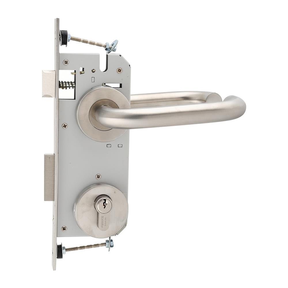มือจับก้านโยกห้องทั่วไป MORTISE  SOLEX 4585102 สีสเตนเลส
