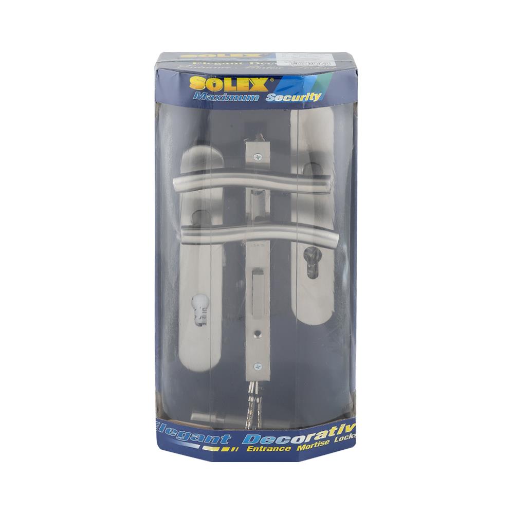มือจับก้านโยกห้องทั่วไป MORTISE  SOLEX 4585107 สีสเตนเลส