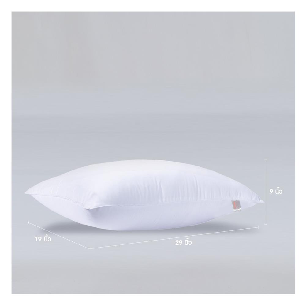 หมอนหนุน ใยสังเคราห์ PERICO MI COMFORT 19x29 นิ้ว สีขาว