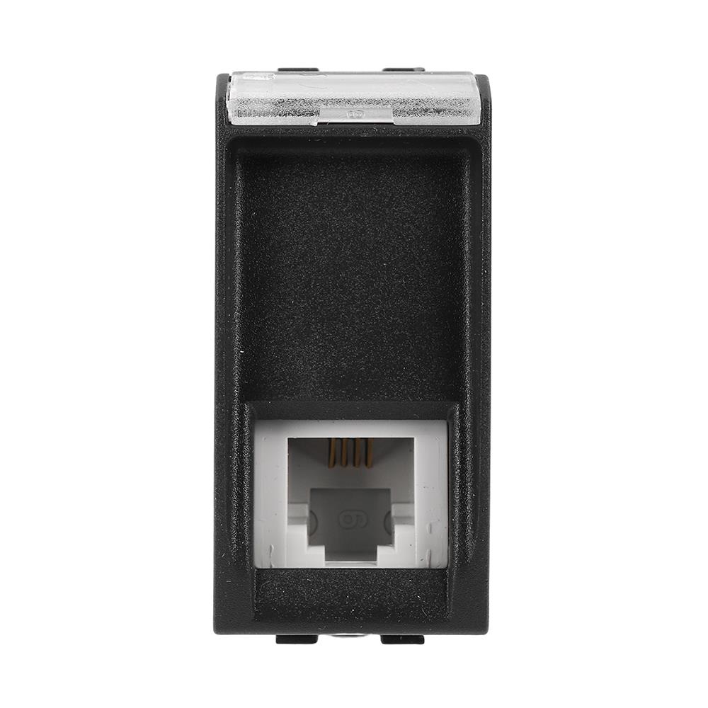 เต้ารับโทรศัพท์ BTICINO SL4258/11NFLIVING สีดำ