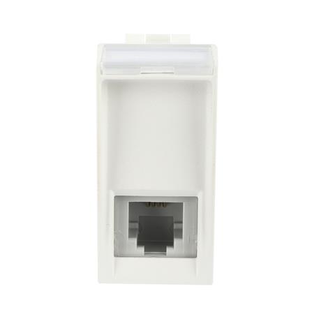 เต้ารับโทรศัพท์ BTICINO 6P/4C SN4258/11NFLIGHT สีขาว_0