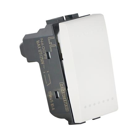 สวิตช์ 1 ทาง BTICINO SN4001F LIVING LIGHT 1 ช่อง สีขาว_1