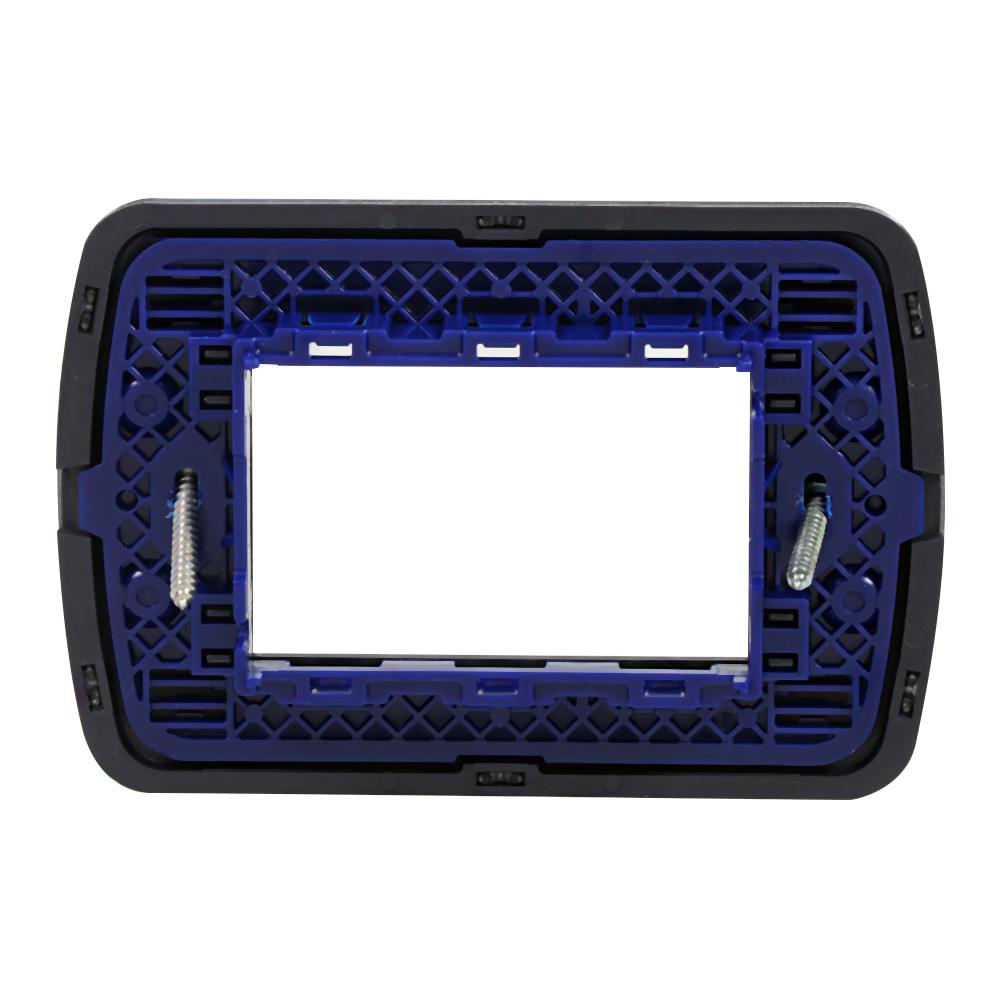 หน้ากาก 3 ช่อง BTICINO LIVING LIGHT SL4803ACF สีดำ